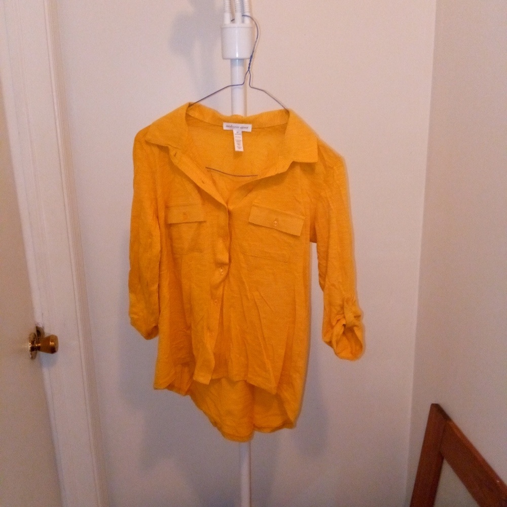 Yellow orange shirt